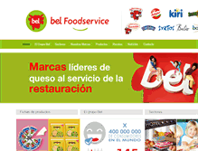 Tablet Screenshot of belfoodservice.es